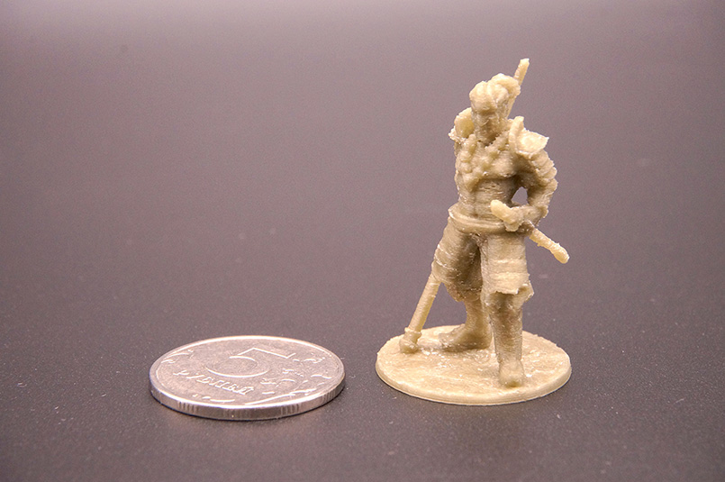 D&D Human Samurai Fighter: модель, напечатанная на 3D принтере Anycubic i3 Mega S
