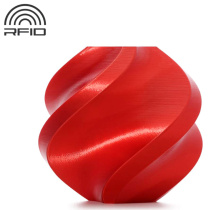 Катушка PLA Silk+ пластика Bambu lab 1.75 мм 1кг., конфетно-красная