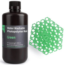 Фотополимерная смола Elegoo Water Washable Resin, зеленая (1 кг)