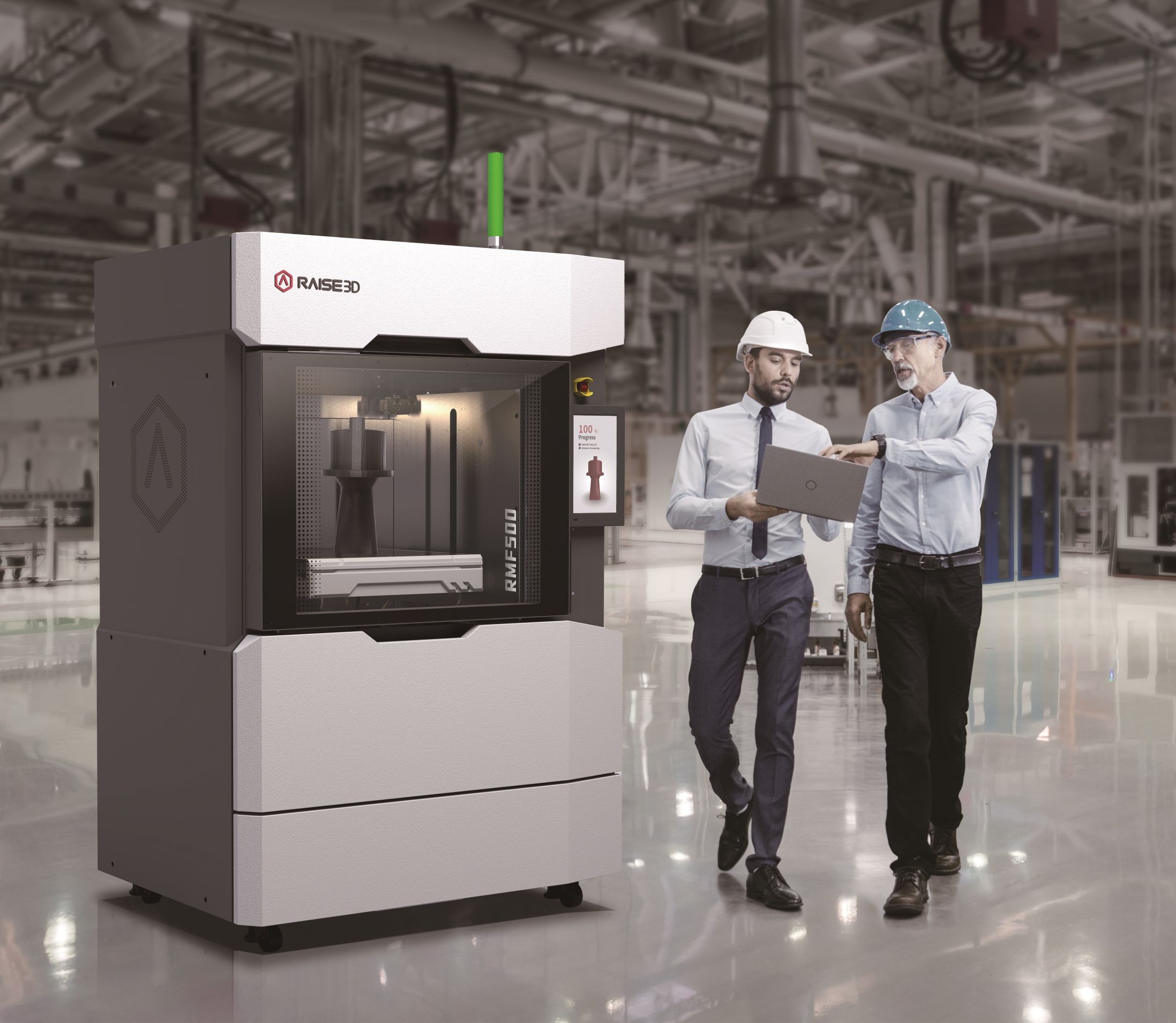 Новинка от Raise3D - широкоформатный 3D-принтер RMF500 для печати материалами, армированными углеродным и стекловолокном