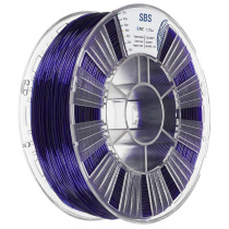 Катушка пластика REC SBS 1.75мм 0.75 кг, прозрачно-фиолетовая