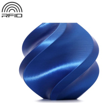 Катушка PLA Silk+ пластика Bambu lab 1.75 мм 1кг., синяя