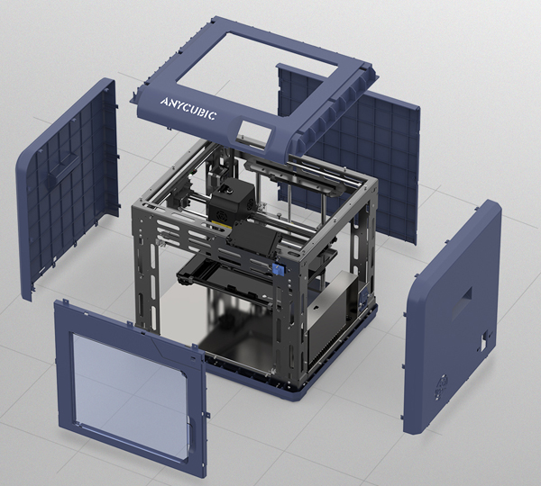 Anycubic 4Max Pro 2.0каркас из листового металла Anycubic 4Max Pro 2.0каркас из листового металла
