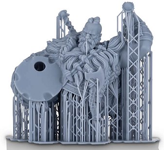 Фотополимерная смола Anycubic Water-Wash Resin 2.0, черная (1 кг)